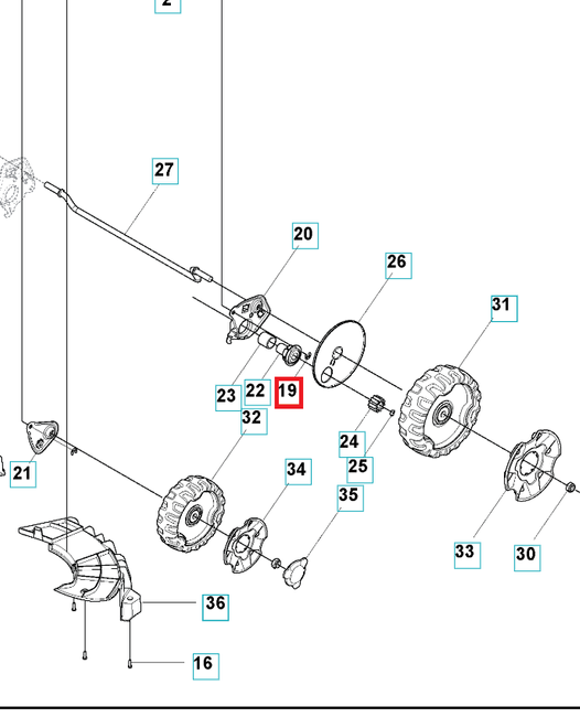 Pierścień zabezpieczający K1200 Husqvarna 247,347